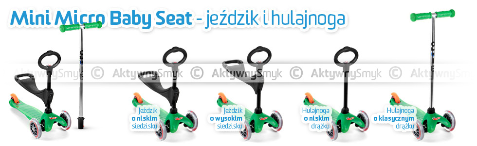 Jeździk i hulajnoga Mini Micro Baby Seat